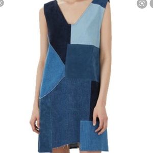 M.I.h jeans patchwork denim dress